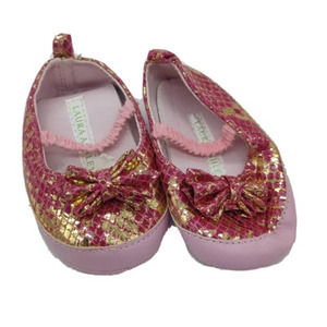 Baby Girl Shoes Laura Ashley New With Tags Never Worn Size 3 Pink Sparkly SlipOn